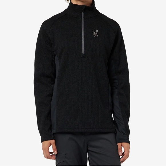 Spyder Other - Spyder Outbound 1/2 Zip Fleece Jacket {Black} L